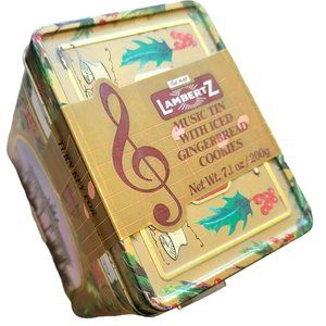 Lambertz Music Box Tin - O' Christmas Tree Song German Landmarks DH689